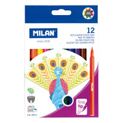 Milan Markers Value Fine Tip Pack 12 Assorted Colours - Cafe Supply