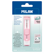 Milan Anti-Bacterial Stick Sharpener Eraser Pink - Cafe Supply
