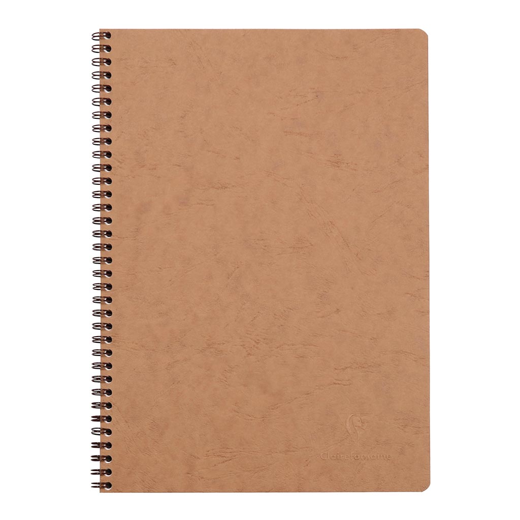 Age Bag Spiral Notebook A4 Lined Tobacco