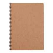 Age Bag Spiral Notebook A4 Lined Tobacco