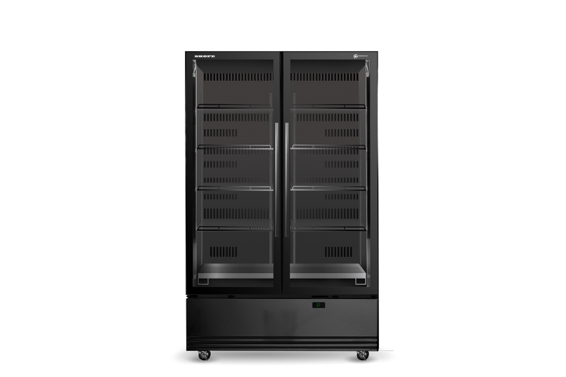 Skope SKB1200N-A 2 Glass Door Display or Storage Fridge