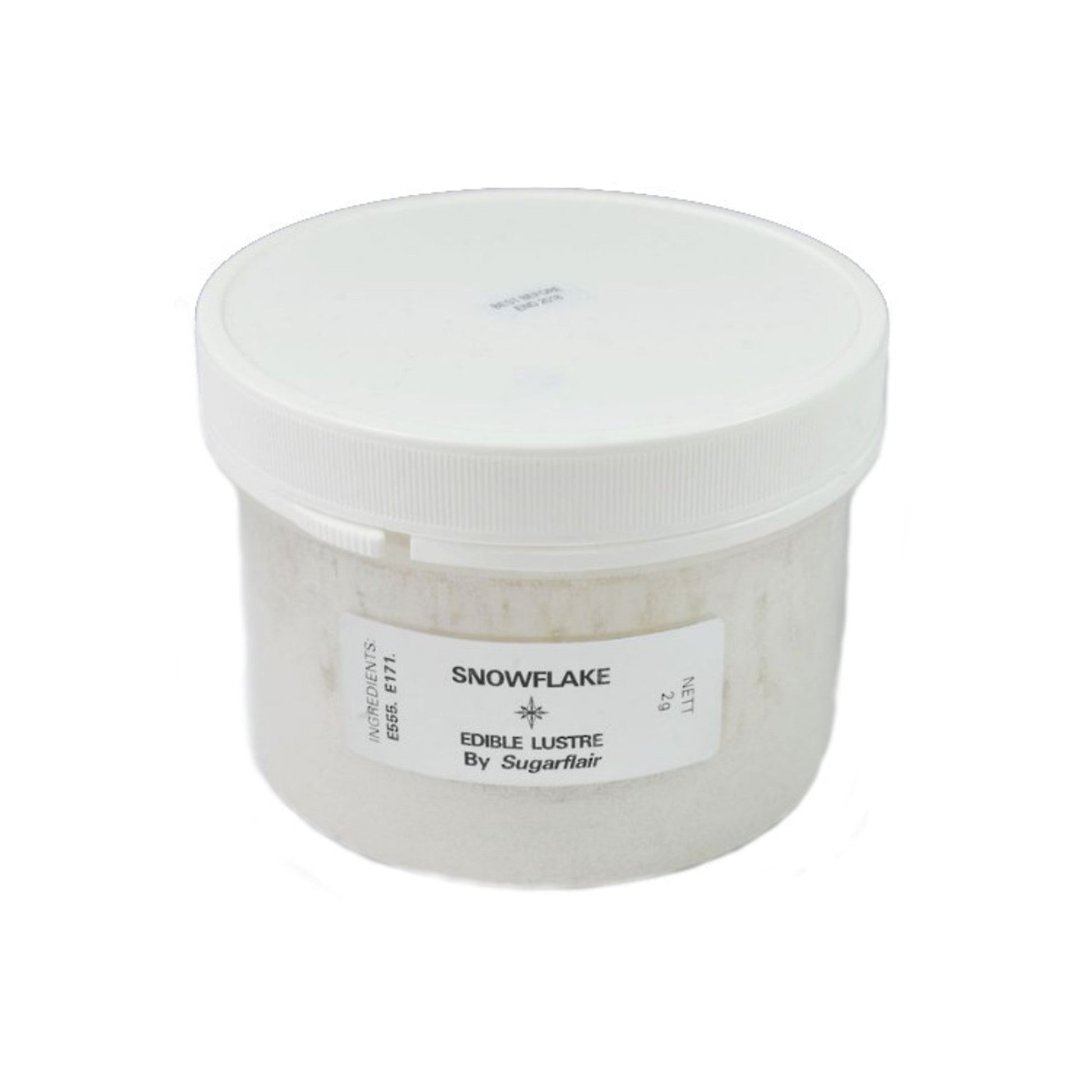Sugarflair Edible Lustre Colour Snowflake 100g - Cafe Supply