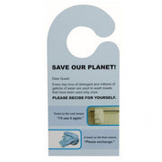 Towel Re-Use or Exchange Sign (100) - Cafe Supply