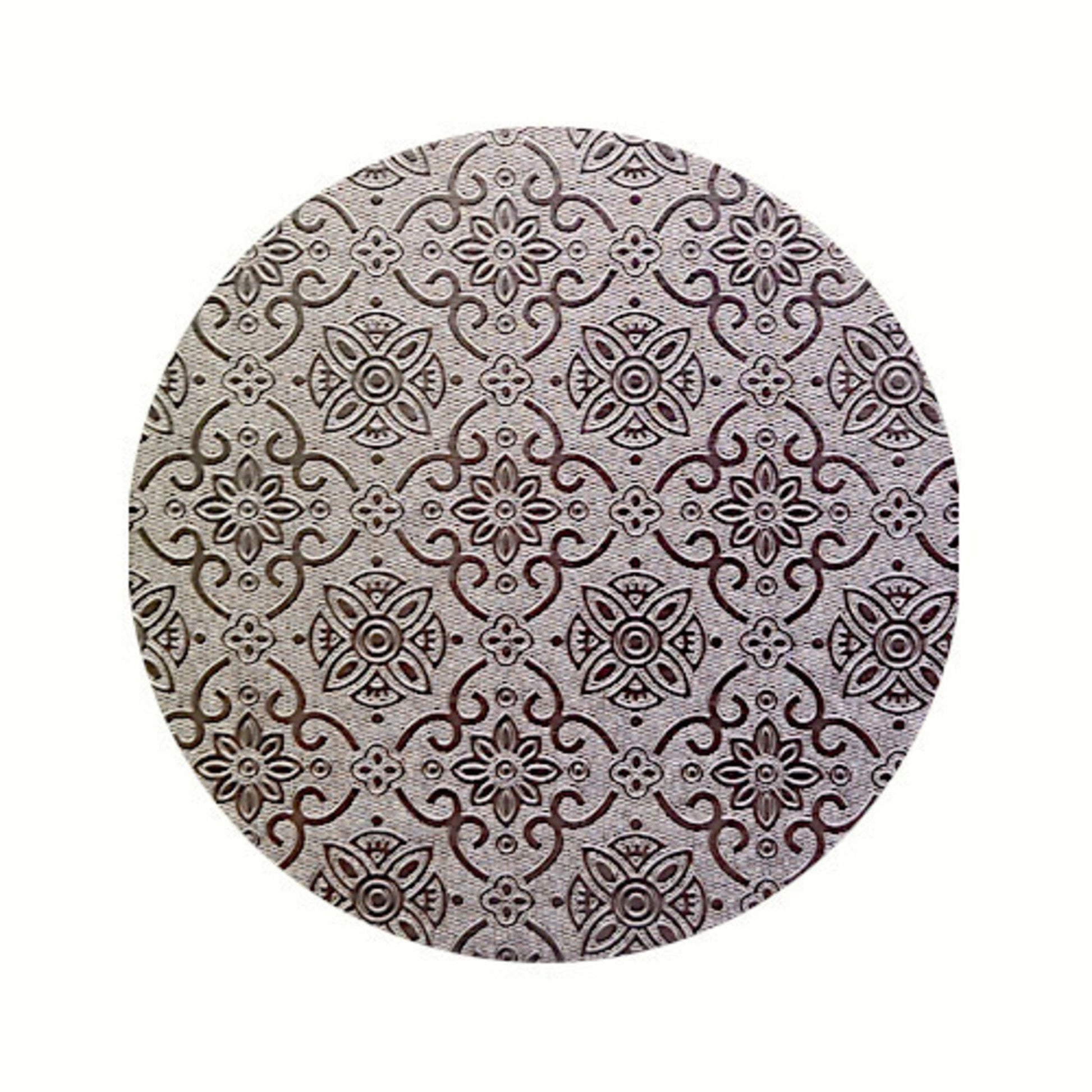 Polystyrene Cake Board, Round, Silver Covered, 13" (325mm) - Cafe Supply