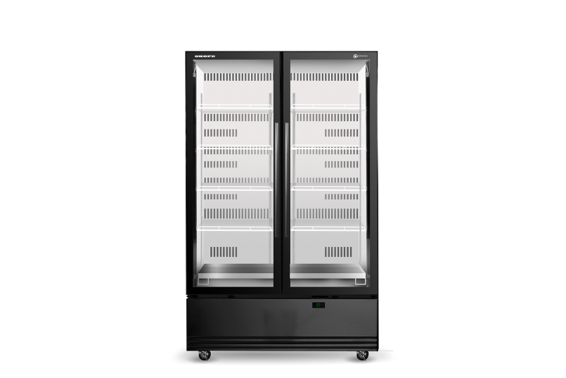 Skope SKB1200N-A 2 Glass Door Display or Storage Fridge