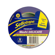 Sellotape Washi Premium+ Delicate 18mm x 50m - Cafe Supply