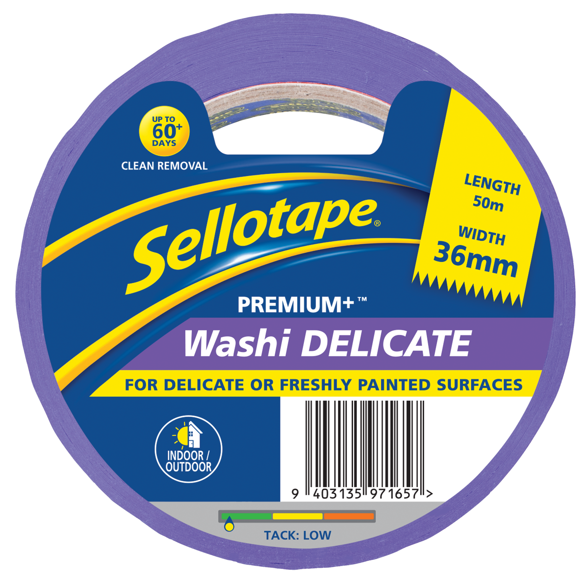 Sellotape Washi Premium+ Delicate 36mm x 50m - Cafe Supply