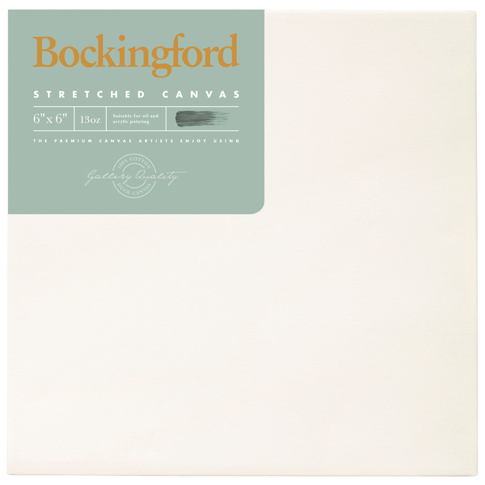Bockingford Canvas 1.5 Inch '6x6'' 13 Ounce Triple Gesso' Primed - Cafe Supply