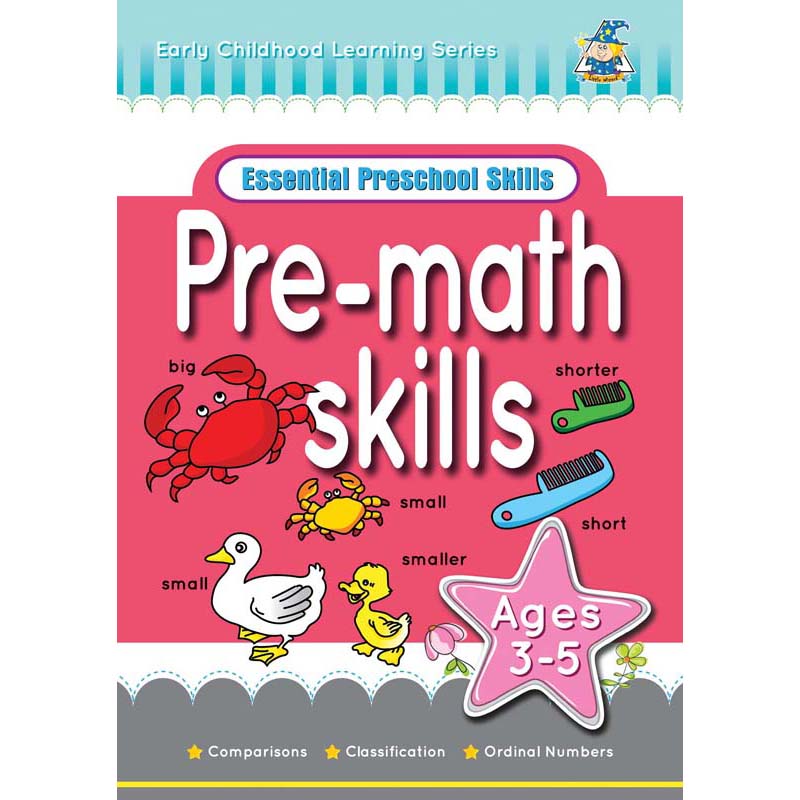 Greenhill Activity Book 3-5yr Pre Math Skills - Cafe Supply