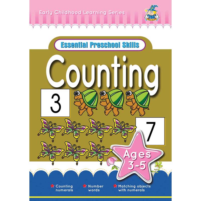 Greenhill Activity Book 3-5yr Counting - Cafe Supply