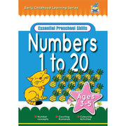 Greenhill Activity Book 3-5yr Numbers 1 To 20 - Cafe Supply