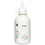 EC Paint Rainbow Acrylic White 250ml - Cafe Supply
