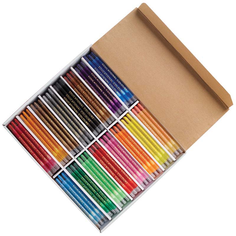 EC Crayons Twist-It Box 240 - Cafe Supply