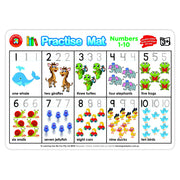 LCBF Practise Mats Numbers 1-10 - Cafe Supply