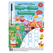 LCBF Wipe Clean Learning Book Upper Case Letters w/Marker - Cafe Supply
