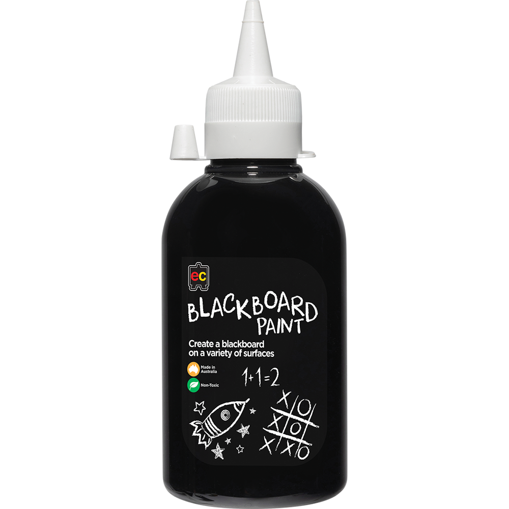 EC Blackboard Paint 250ml Black - Cafe Supply