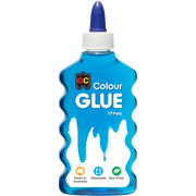 EC Coloured Glue 177ml Blue - Cafe Supply