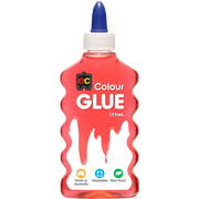 EC Coloured Glue 177ml Red - Cafe Supply