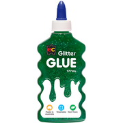 EC Glitter Glue 177ml Green - Cafe Supply