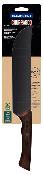 Tramontina Churrasco Black Collection Meat Knife,  8", 20cm