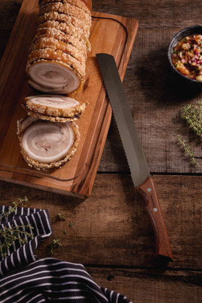 Tramontina Churrasco Black Collection Serrated Knife 10", 25cm
