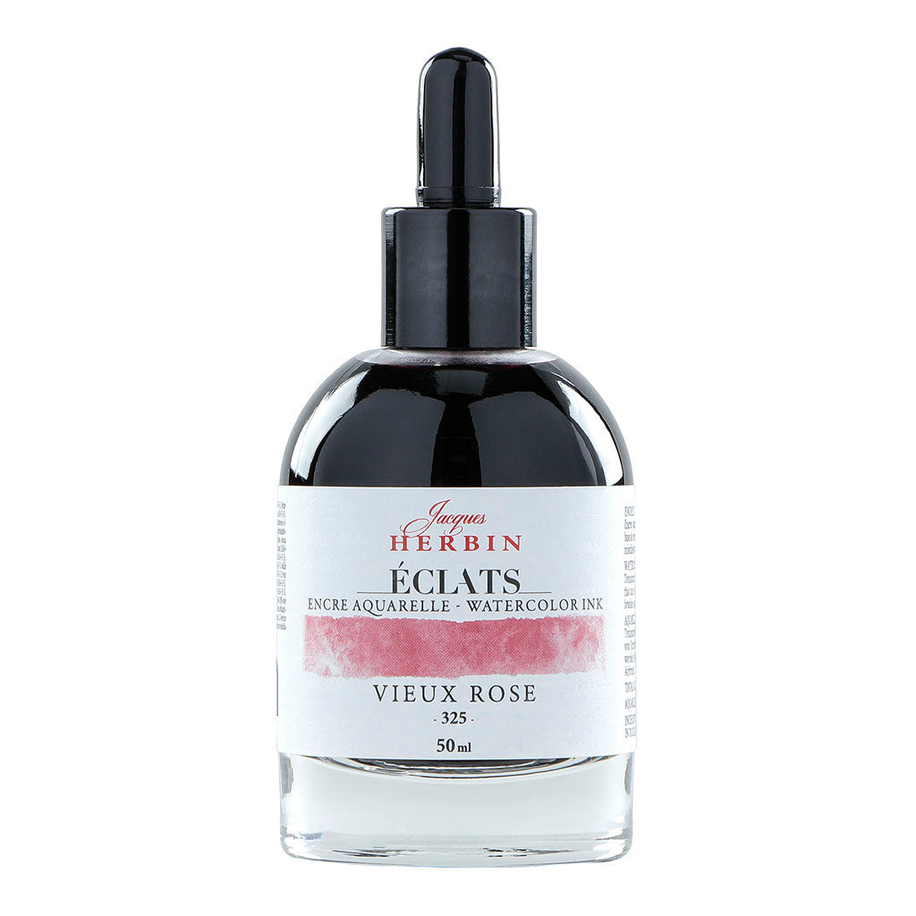 Jacques Herbin Eclats Watercolour Ink 325 Old Rose 50ml