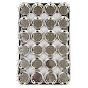 Palletized Pie Tins, (24) Round tins 113x31.5mm, Tray size 720x460mm - Cafe Supply