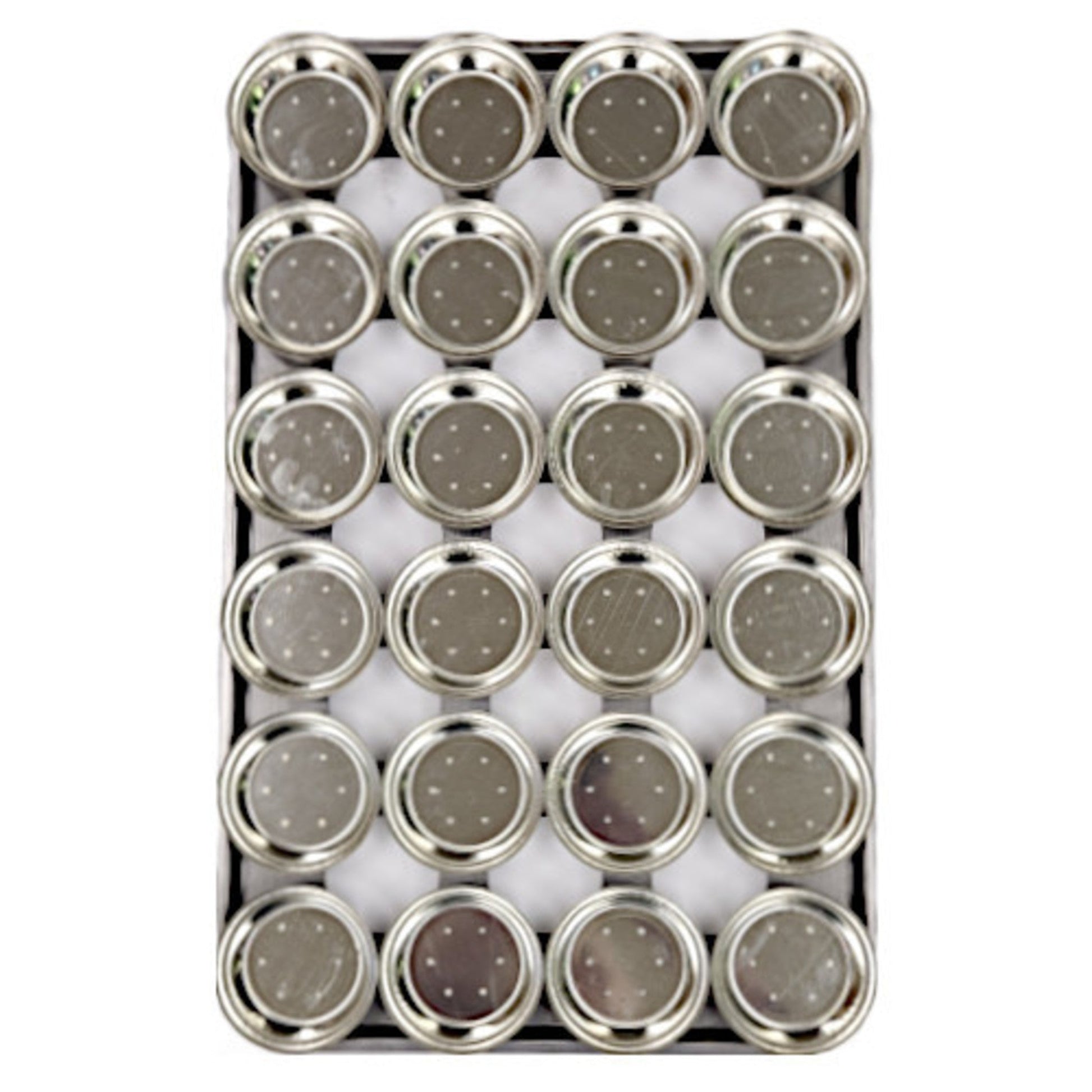 Palletized Pie Tins, (24) Round tins 113x31.5mm, Tray size 720x460mm - Cafe Supply