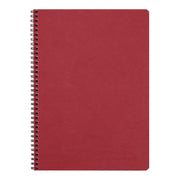 Age Bag Spiral Notebook A4 Lined Red