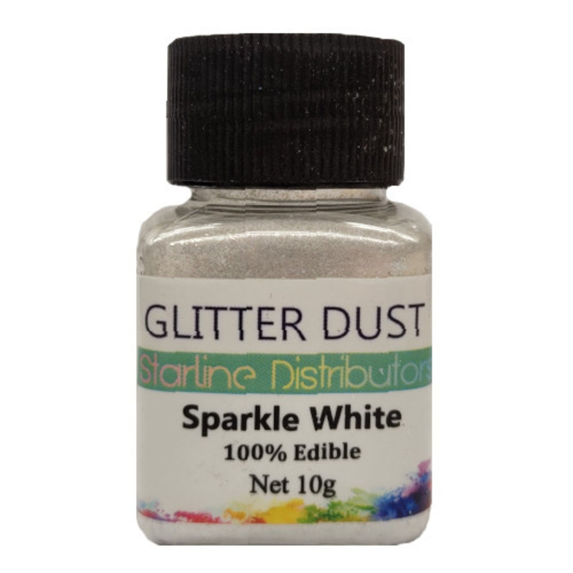 Glitter Dust - Sparkle White 10gm (100% Edible) - Cafe Supply