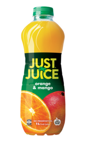 Just Juice Orange & Mango Fruit Juice 1l - Cafe Supply