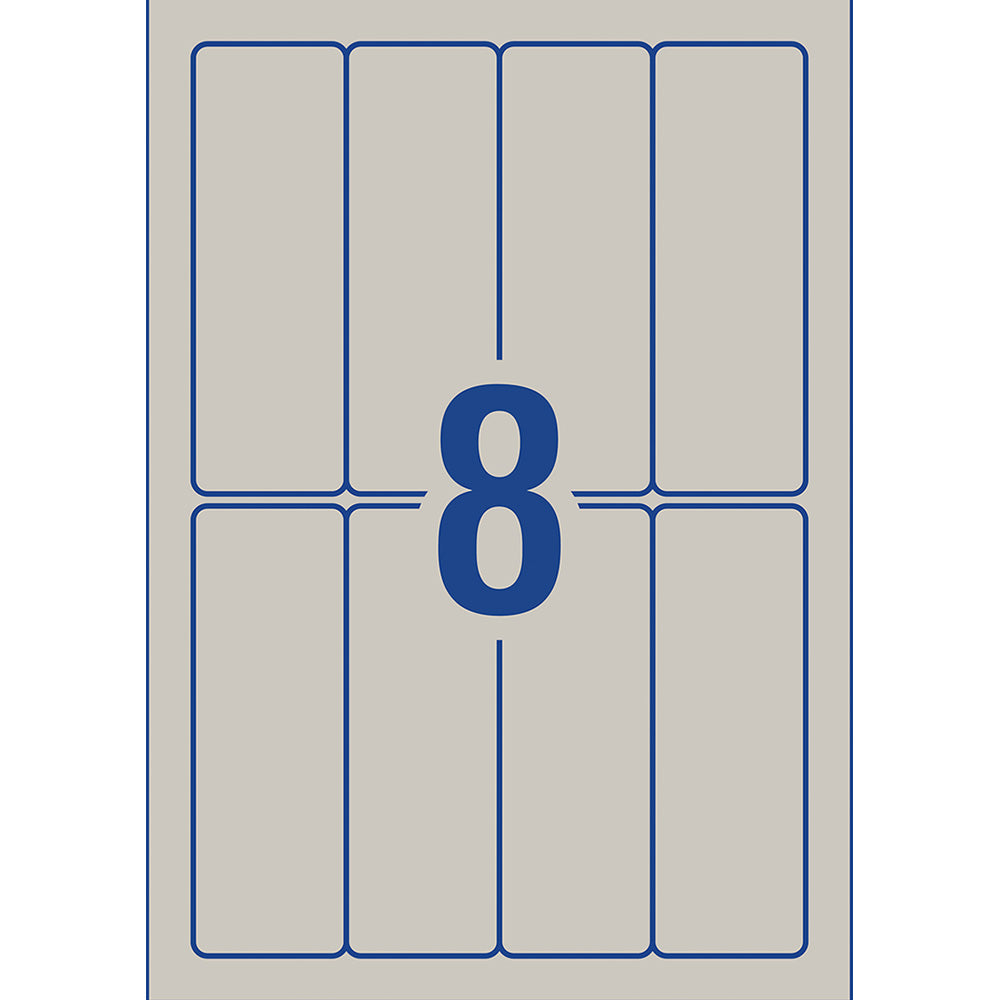 Avery Labels L7264 Pistachio 32x94 A5 8up 10 Sheets - Cafe Supply