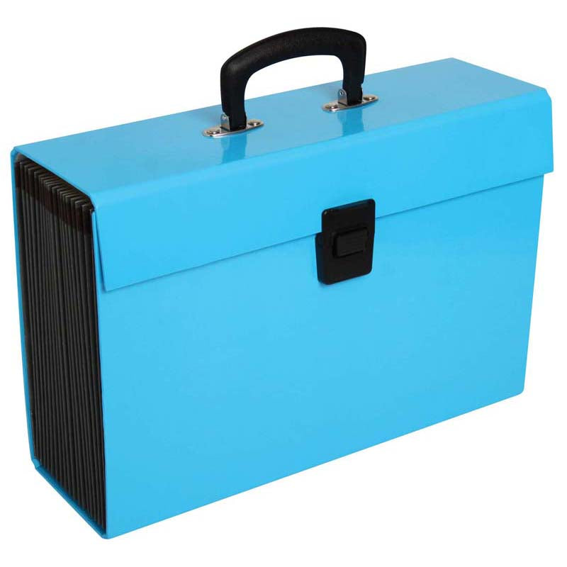 FM File Expanding Vivid Blue 19 Pocket - Cafe Supply