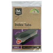 3L Index Tab 40mm Coloured 48 Pack - Cafe Supply