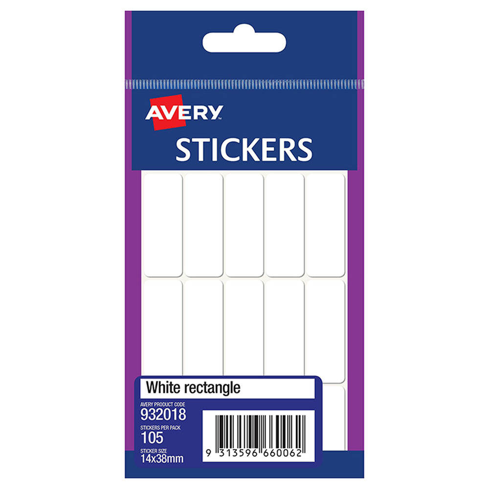 Avery Label Hangsell 14x38mm 105 Pack - Cafe Supply