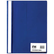 FM Cover Report A4 Blue PVC - Cafe Supply
