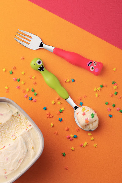 Tramontina Children's Monster Cutlery 2 Piece Set
