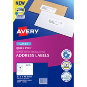 Avery Label L7161-20 Laser 18up 20 Sheets 63x46mm - Cafe Supply