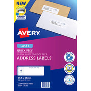 Avery Label L7162-20 Laser 16up 20 Sheets 99x34mm - Cafe Supply