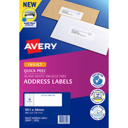 Avery Label J8162-25 Inkjet 16up 25 Sheets - Cafe Supply