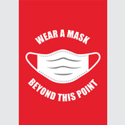 Avery Pre-Printed Self-Adhesive Sign Mask Required A4 1up 5 Sheets - Cafe Supply