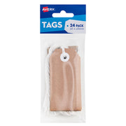 Avery Tag-It Brown Kraft 24 Pack 48x96mm - Cafe Supply
