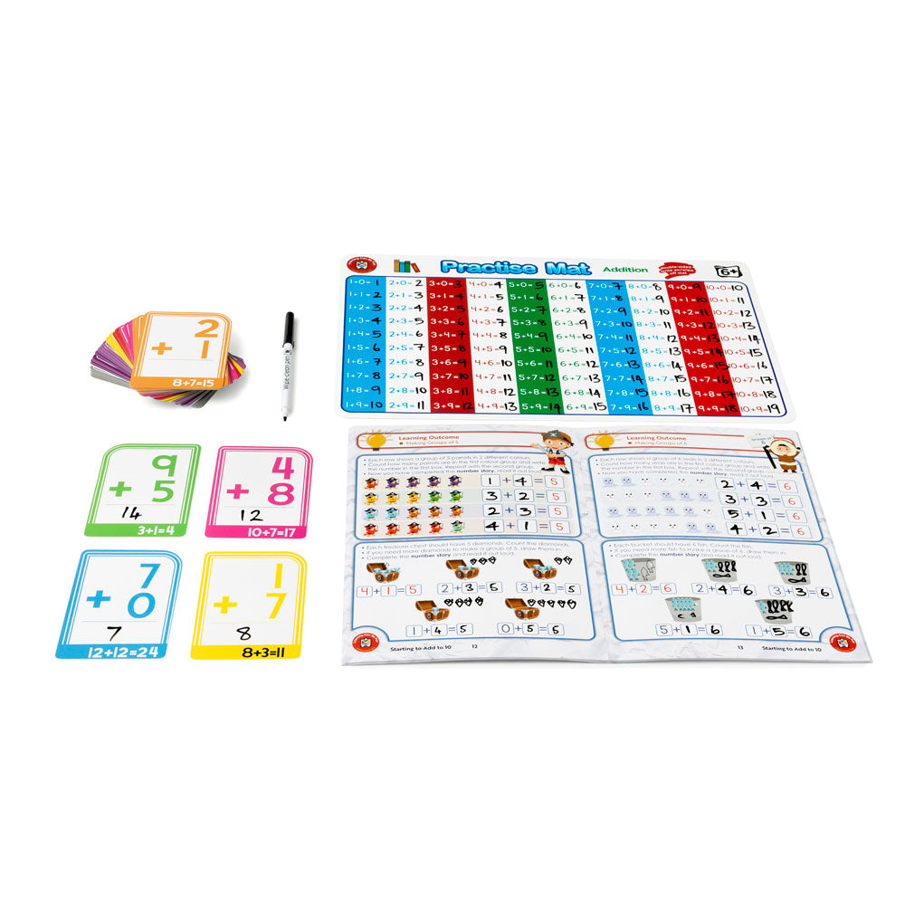 LCBF Write & Wipe Learning Set Addition - Cafe Supply