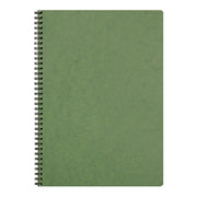 Age Bag Spiral Notebook A4 Lined Green