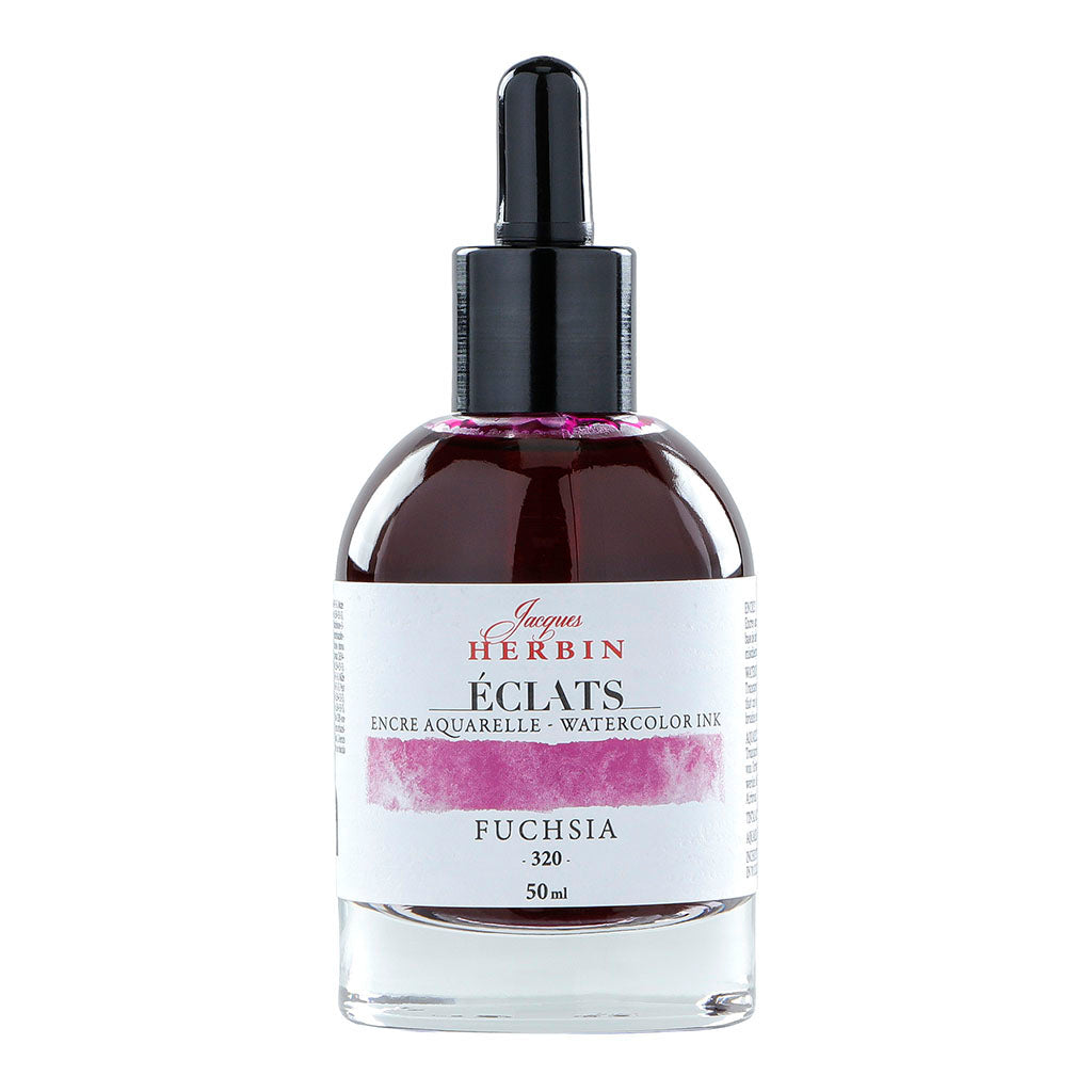 Jacques Herbin Eclats Watercolour Ink 320 Fuchsia 50ml
