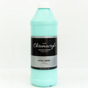 Chromacryl Acrylic Paint Student 1 Litre Pastel Green