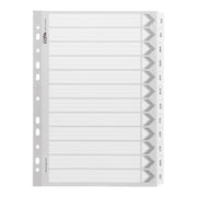 Icon Cardboard Indices with Reinforced Tabs Jan-Dec White