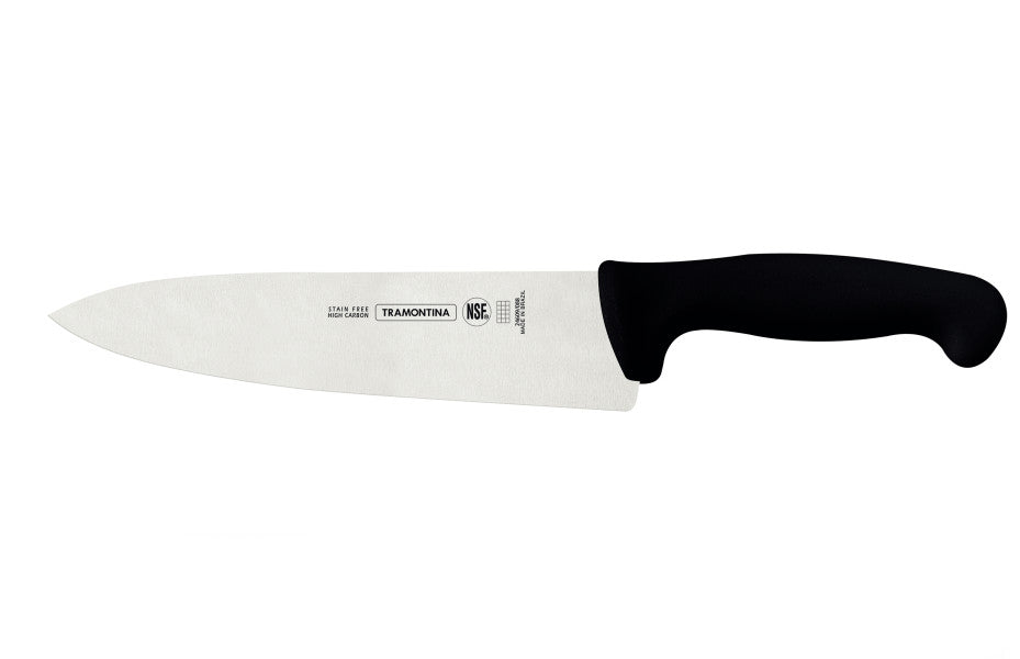 Tramontina Professional Master Black Cooks Knife   8", 20cm