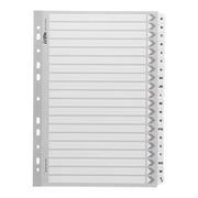 Icon Cardboard Indices with Reinforced Tabs A-Z White