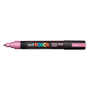 Uni Posca Marker 1.8-2.5mm Med Bullet Metallic Pink PC-5M - Cafe Supply